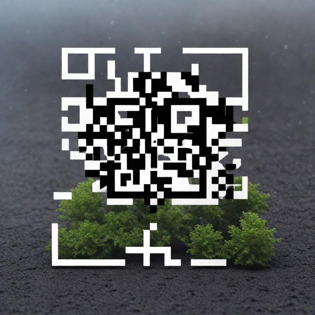  A simple QR code with no background hyperrealistic, full body, detailed clothing, highly detailed, cinematic lighting, stunningly beautiful, intricate, sharp focus, f/1. 8, 85mm, (centered image composition), (professionally color graded), ((bright soft diffused light)), volumetric fog, trending on instagram, trending on tumblr, HDR 4K, 8K