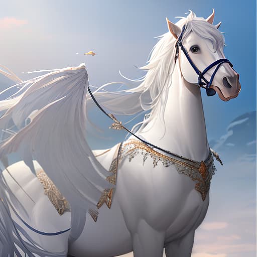  A white horse Pegasus on a cliff, without a person, shot 35 mm, realism, octane render, 8k, trending on artstation, 35 mm camera, unreal engine, hyper detailed, photo realistic maximum detail, volumetric light, realistic matte painting, hyper photorealistic, trending on artstation, ultra detailed, realistic hyperrealistic, full body, detailed clothing, highly detailed, cinematic lighting, stunningly beautiful, intricate, sharp focus, f/1. 8, 85mm, (centered image composition), (professionally color graded), ((bright soft diffused light)), volumetric fog, trending on instagram, trending on tumblr, HDR 4K, 8K