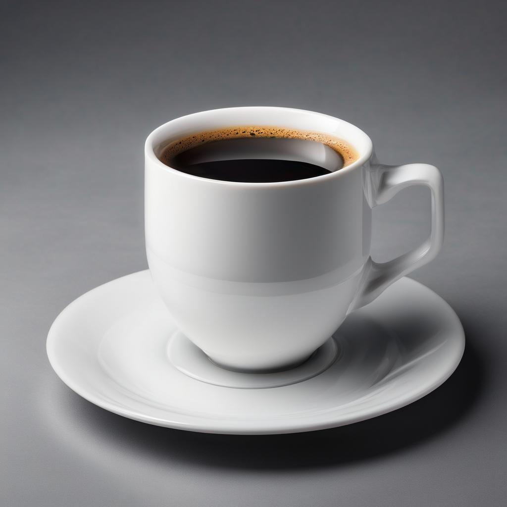  A plain, white coffee cup with a handle in the middle, isolated on a transparent background. hyperrealistic, full body, detailed clothing, highly detailed, cinematic lighting, stunningly beautiful, intricate, sharp focus, f/1. 8, 85mm, (centered image composition), (professionally color graded), ((bright soft diffused light)), volumetric fog, trending on instagram, trending on tumblr, HDR 4K, 8K