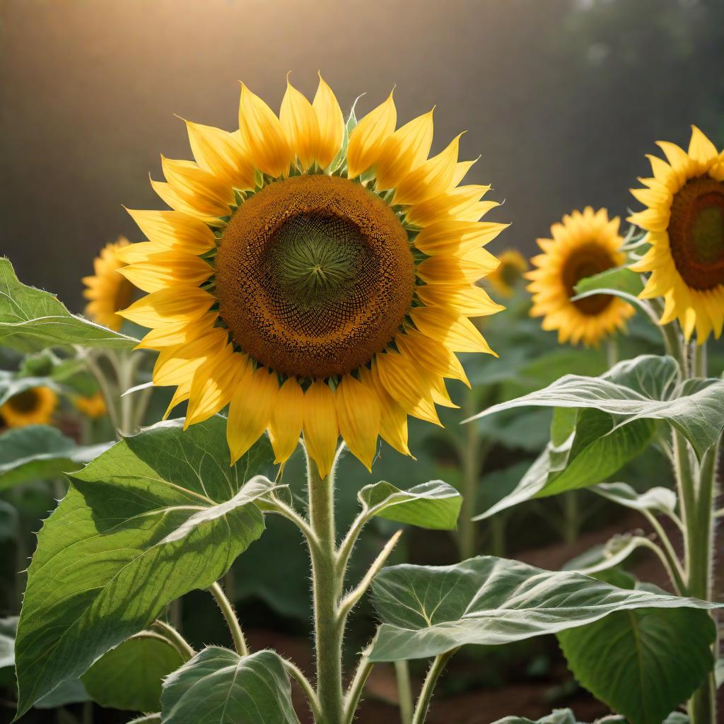  A stylish representation of a sunflower with the name 'Berlinda Gomez' incorporated into the design as seen in the provided image. Focus on the elegance and simplicity of the design, highlighting the beauty of both the sunflower and the name. hyperrealistic, full body, detailed clothing, highly detailed, cinematic lighting, stunningly beautiful, intricate, sharp focus, f/1. 8, 85mm, (centered image composition), (professionally color graded), ((bright soft diffused light)), volumetric fog, trending on instagram, trending on tumblr, HDR 4K, 8K