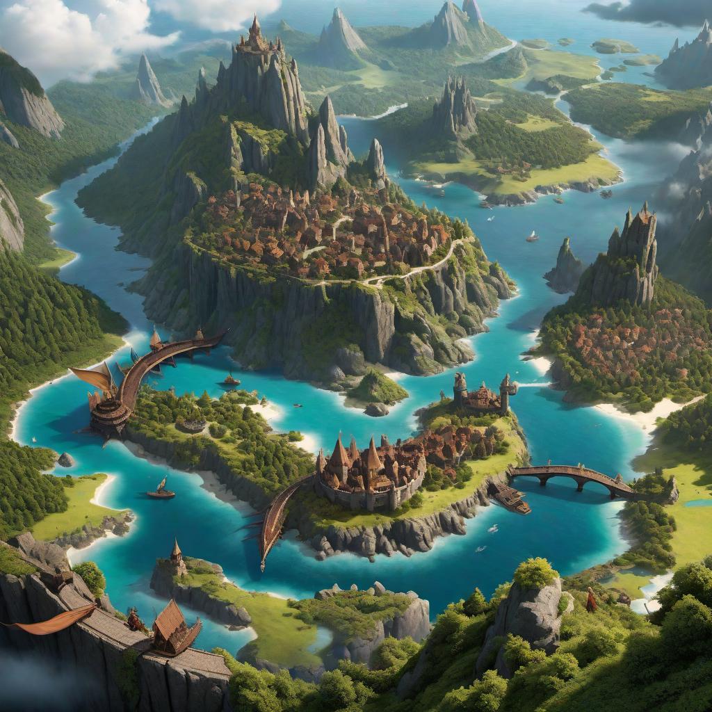  a detailed map of the How to Train Your Dragon world, featuring the Island of Berk, Dragon Island, the Barbaric Archipelago, and other key locations from the franchise. The map should be in a fantasy style, with detailed illustrations of the islands, sea, and iconic landmarks like the Great Hall, the dragon's nesting grounds, and major Viking settlements. hyperrealistic, full body, detailed clothing, highly detailed, cinematic lighting, stunningly beautiful, intricate, sharp focus, f/1. 8, 85mm, (centered image composition), (professionally color graded), ((bright soft diffused light)), volumetric fog, trending on instagram, trending on tumblr, HDR 4K, 8K