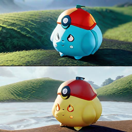  pokemon hyperrealistic, full body, detailed clothing, highly detailed, cinematic lighting, stunningly beautiful, intricate, sharp focus, f/1. 8, 85mm, (centered image composition), (professionally color graded), ((bright soft diffused light)), volumetric fog, trending on instagram, trending on tumblr, HDR 4K, 8K