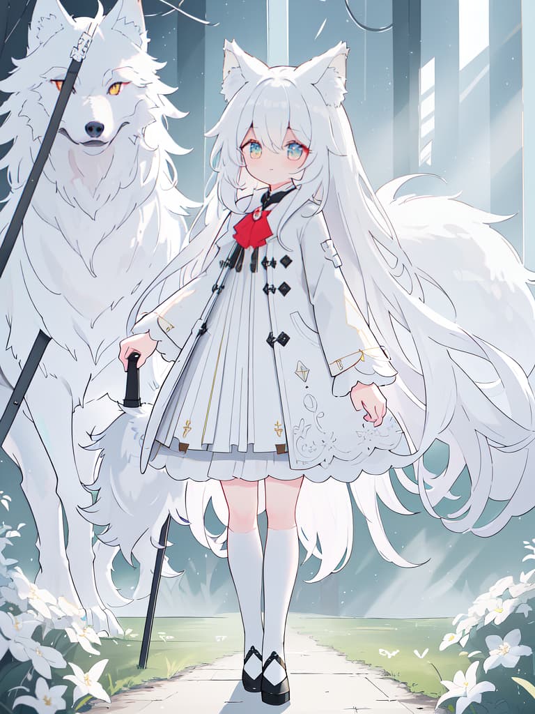  ((white fluffy werewolf only、anthropomorphic wolf only、1 man with the head of a wolf))、claw hands、from behind、looking back、(white trench coat with a red cross pattern on the back)、in dark night field、best quality:1.4、masterpiece:1.4、ultra detailed texture、RAW photorealistic、absurd resolution、8K illustration、💩、💩、💩、💩、💩、, masterpiece, best quality,8k,ultra detailed,high resolution,an extremely delicate and beautiful,hyper detail hyperrealistic, full body, detailed clothing, highly detailed, cinematic lighting, stunningly beautiful, intricate, sharp focus, f/1. 8, 85mm, (centered image composition), (professionally color graded), ((bright soft diffused light)), volumetric fog, trending on instagram, trending on tumblr, HDR 4K, 8K