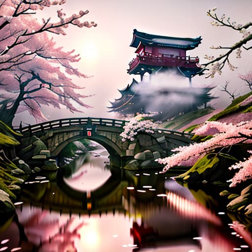  Japan, bridge, spring, cherry blossoms., wildlife photography, photograph, high quality, wildlife, f 1.8, soft focus, 8k, national geographic, award winning photograph by nick nichols hyperrealistic, full body, detailed clothing, highly detailed, cinematic lighting, stunningly beautiful, intricate, sharp focus, f/1. 8, 85mm, (centered image composition), (professionally color graded), ((bright soft diffused light)), volumetric fog, trending on instagram, trending on tumblr, HDR 4K, 8K