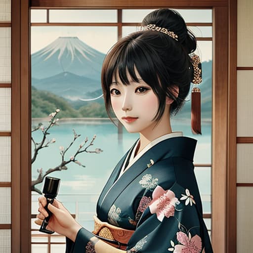  in a Japanese art style, Art