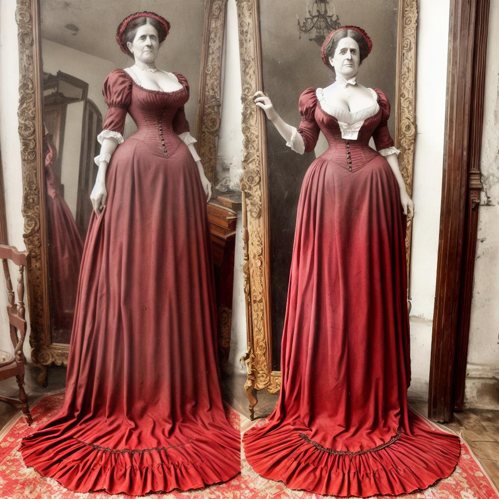   mature huge vestida erótica del año 1890s