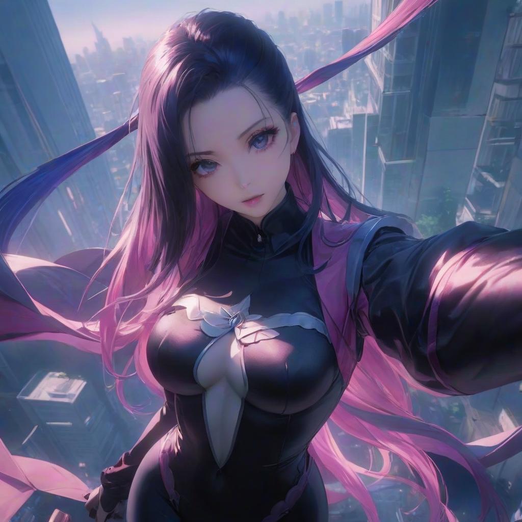  anime artwork silk . anime style, key visual, vibrant, studio anime, highly detailed hyperrealistic, full body, detailed clothing, highly detailed, cinematic lighting, stunningly beautiful, intricate, sharp focus, f/1. 8, 85mm, (centered image composition), (professionally color graded), ((bright soft diffused light)), volumetric fog, trending on instagram, trending on tumblr, HDR 4K, 8K