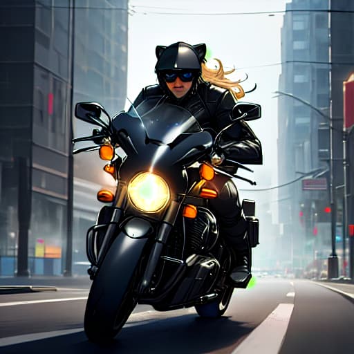  (tiger riding harley davidson), anime, highly detailed, 4k, high quality, trending on art station hyperrealistic, full body, detailed clothing, highly detailed, cinematic lighting, stunningly beautiful, intricate, sharp focus, f/1. 8, 85mm, (centered image composition), (professionally color graded), ((bright soft diffused light)), volumetric fog, trending on instagram, trending on tumblr, HDR 4K, 8K