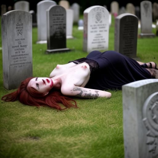  Dead Women having sex with a man in a graveyard