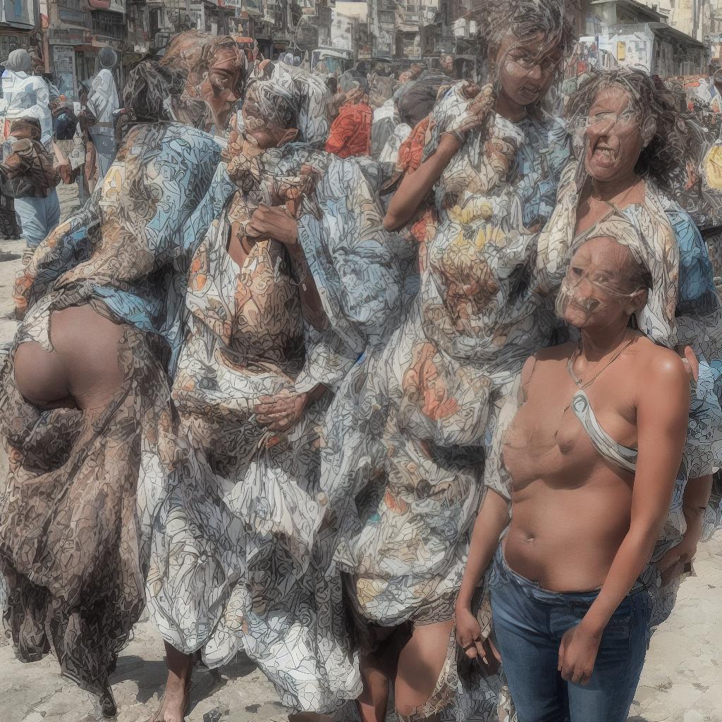  girl mature de 45 años de Haití en calzones en la calle con su amiga