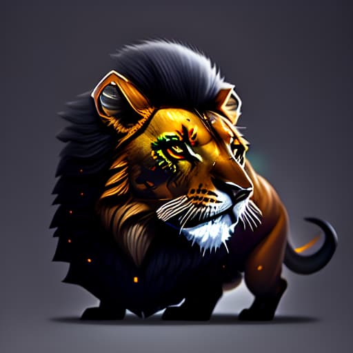  lion hyperrealistic, full body, detailed clothing, highly detailed, cinematic lighting, stunningly beautiful, intricate, sharp focus, f/1. 8, 85mm, (centered image composition), (professionally color graded), ((bright soft diffused light)), volumetric fog, trending on instagram, trending on tumblr, HDR 4K, 8K