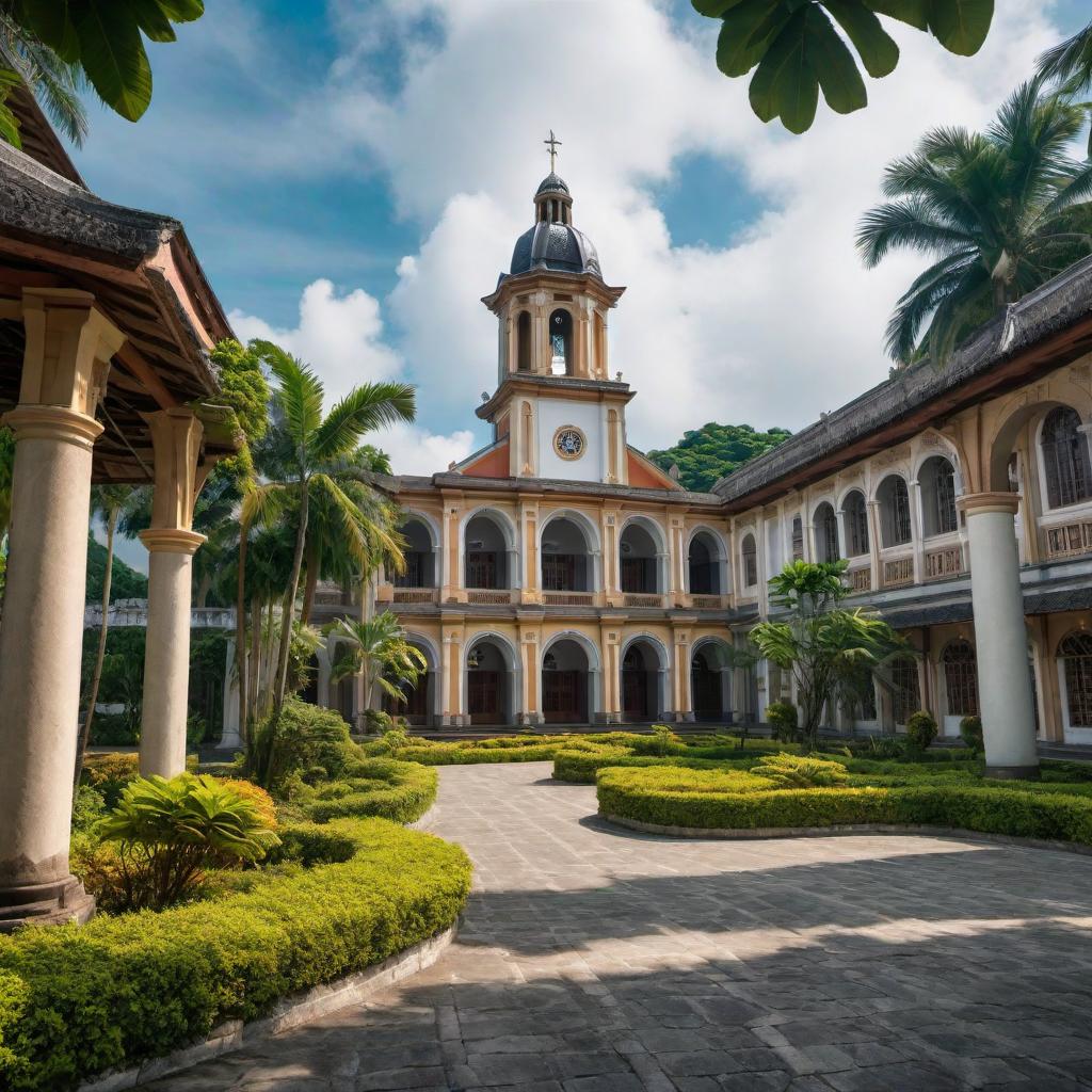  When was Saint Michael College of Hindang Leyte founded? hyperrealistic, full body, detailed clothing, highly detailed, cinematic lighting, stunningly beautiful, intricate, sharp focus, f/1. 8, 85mm, (centered image composition), (professionally color graded), ((bright soft diffused light)), volumetric fog, trending on instagram, trending on tumblr, HDR 4K, 8K