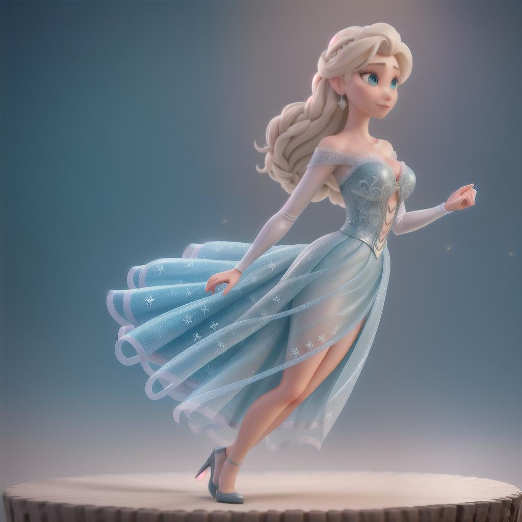  Elsa doing a flip hyperrealistic, full body, detailed clothing, highly detailed, cinematic lighting, stunningly beautiful, intricate, sharp focus, f/1. 8, 85mm, (centered image composition), (professionally color graded), ((bright soft diffused light)), volumetric fog, trending on instagram, trending on tumblr, HDR 4K, 8K