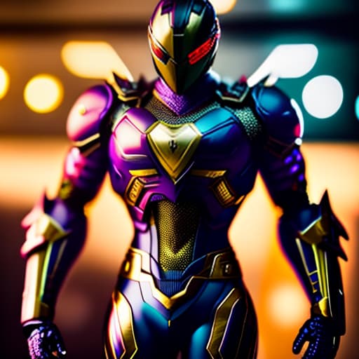 estilovintedois kamen rider rising hyperrealistic, full body, detailed clothing, highly detailed, cinematic lighting, stunningly beautiful, intricate, sharp focus, f/1. 8, 85mm, (centered image composition), (professionally color graded), ((bright soft diffused light)), volumetric fog, trending on instagram, trending on tumblr, HDR 4K, 8K