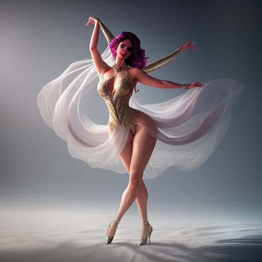  twist dance hyperrealistic, full body, detailed clothing, highly detailed, cinematic lighting, stunningly beautiful, intricate, sharp focus, f/1. 8, 85mm, (centered image composition), (professionally color graded), ((bright soft diffused light)), volumetric fog, trending on instagram, trending on tumblr, HDR 4K, 8K