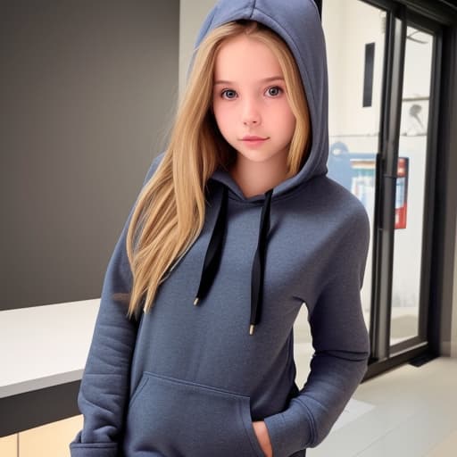  Very Beautiful girl’s Hoodie body, naked