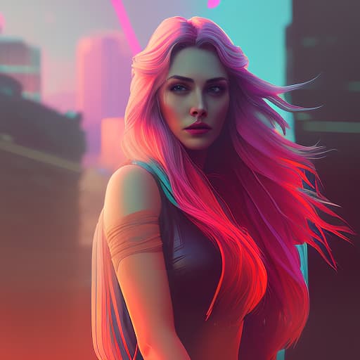 nvinkpunk Create a portrait of a girl., (Extremely Detailed Oil Painting:1.2), glow effects, godrays, Hand drawn, render, 8k, octane render, cinema 4d, blender, dark, atmospheric 4k ultra detailed, cinematic sensual, Sharp focus, humorous illustration, big depth of field, Masterpiece, colors, 3d octane render, 4k, concept art, trending on artstation, hyperrealistic, Vivid colors, extremely detailed CG unity 8k wallpaper, trending on ArtStation, trending on CGSociety, Intricate, High Detail, dramatic hyperrealistic, full body, detailed clothing, highly detailed, cinematic lighting, stunningly beautiful, intricate, sharp focus, f/1. 8, 85mm, (centered image composition), (professionally color graded), ((bright soft diffused light)), volumetric fog, trending on instagram, trending on tumblr, HDR 4K, 8K