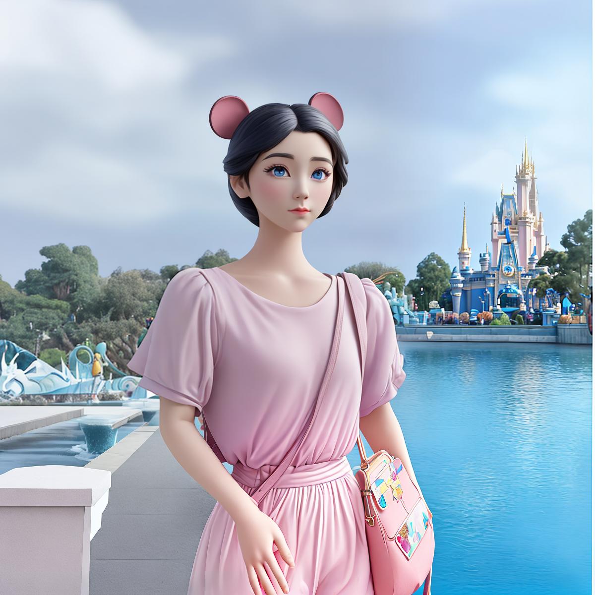  modern disney style, happiness