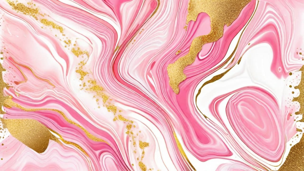  best quality, HD, Pink background texture pattern marble gold watercolor abstract wallpaper light. Background stone pink texture pattern marble white paint glitter art seamless liquid agate top rose color print pastel