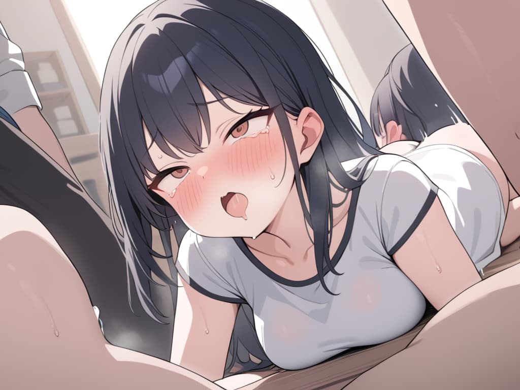  Black hair, big s, insertion, piles, , sweat, blush, , rough breath, ahegao, crawl, crying, crying, feeding women, beds, women ed by boys, elementary students, masterpiece, best quality,8k,ultra detailed,high resolution,an extremely delicate and beautiful,hyper detail