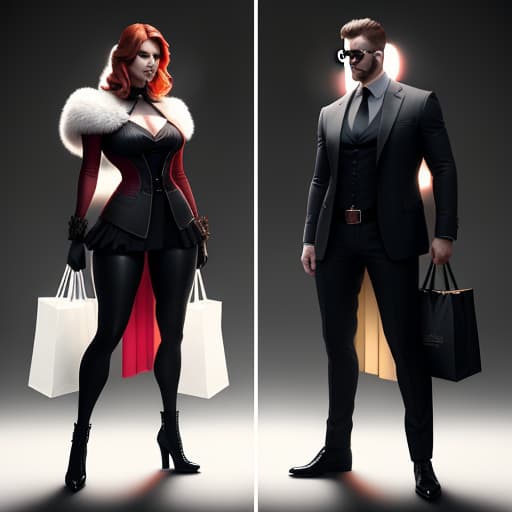  Woman and man stand parallel to each other and the woman puts the money in the bag and the man gives her and at the top is @FightNight030 and at the bottom are pistols hyperrealistic, full body, detailed clothing, highly detailed, cinematic lighting, stunningly beautiful, intricate, sharp focus, f/1. 8, 85mm, (centered image composition), (professionally color graded), ((bright soft diffused light)), volumetric fog, trending on instagram, trending on tumblr, HDR 4K, 8K