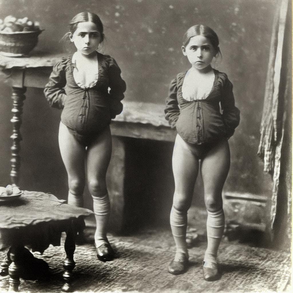  niña en calzones en la casa haciendo de las suyas cachondas calientes del año 1890s New York city