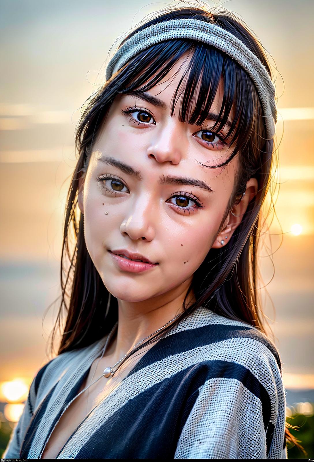  High resolution, 4K, high quality, live action, sunrise background, background, no blur, decorations are beautiful, all made smiles, Japanese faces, (Masterpiece, BestQuality:1.3), (ultra detailed:1.2), (hyperrealistic:1.3), (RAW photo:1.2),High detail RAW color photo, professional photograph, (Photorealistic:1.4), (realistic:1.4), ,professional lighting, (japanese), beautiful face, (realistic face)