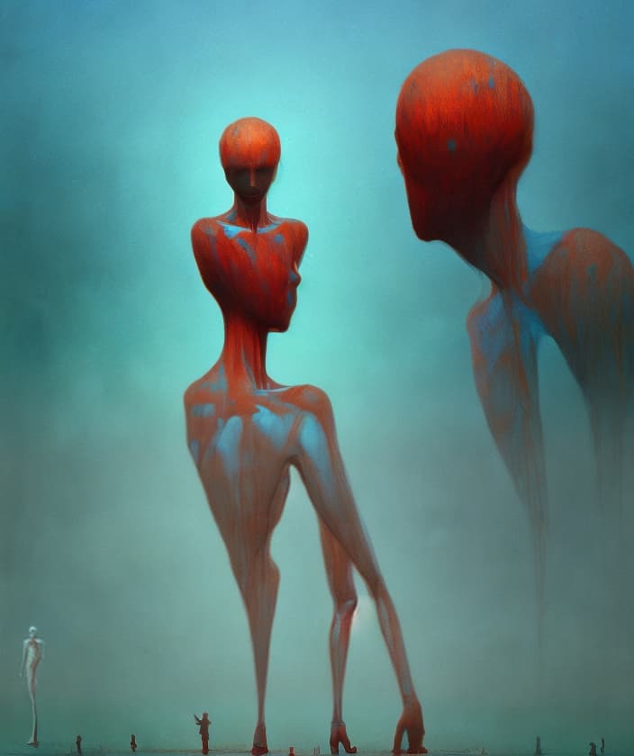 portrait+ style mannequins Beksiński eye pain fear emotions death time cry hourglass