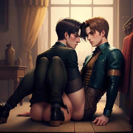  two boys fucking, masterpieces, top quality, best quality, official art, beautiful and aesthetic, realistic, 4K, 8K