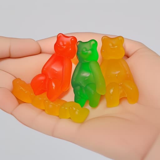  Eaten gummy bear