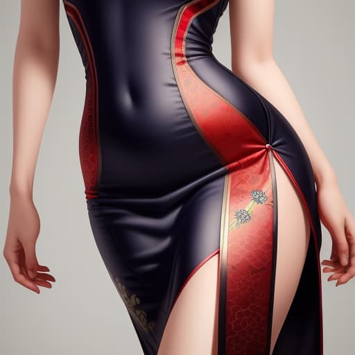  Hot with perfect round s wearing a tight cheongsam. Photorealistic ultra hd. Intricately detailed, masterpieces, top quality, best quality, official art, beautiful and aesthetic, realistic, 4K, 8K