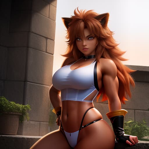  Thundercats little lion catgirl, ((best quality)), ((masterpiece)), highly detailed, absurdres, HDR 4K, 8K