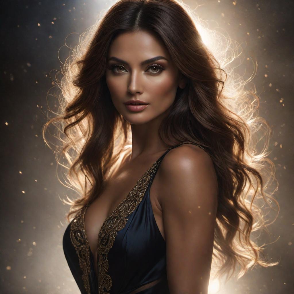  A woman emerging from deep shadows into the light. She has a determined and graceful expression, finding her place amidst the tangled fears. A spark of light begins to gleam within her, representing newfound strength and dreams. The transition from darkness to light is evident in the background, symbolizing her journey. hyperrealistic, full body, detailed clothing, highly detailed, cinematic lighting, stunningly beautiful, intricate, sharp focus, f/1. 8, 85mm, (centered image composition), (professionally color graded), ((bright soft diffused light)), volumetric fog, trending on instagram, trending on tumblr, HDR 4K, 8K