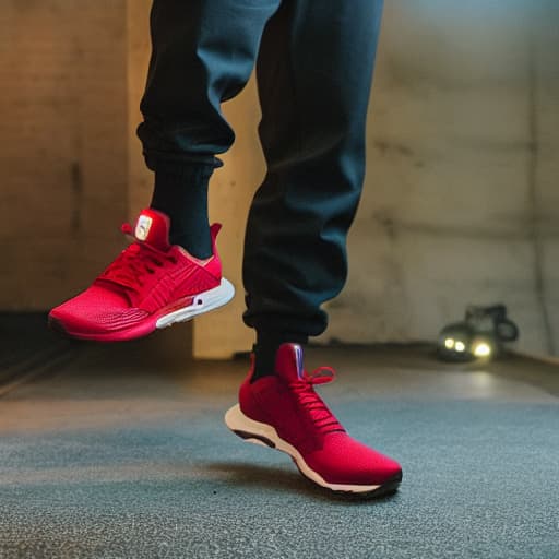  A person wearing red with black pants and shoes hyperrealistic, full body, detailed clothing, highly detailed, cinematic lighting, stunningly beautiful, intricate, sharp focus, f/1. 8, 85mm, (centered image composition), (professionally color graded), ((bright soft diffused light)), volumetric fog, trending on instagram, trending on tumblr, HDR 4K, 8K