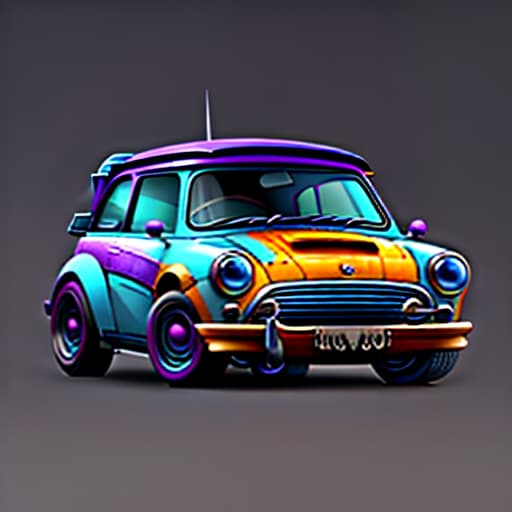  3d racing car gaming mini character hyperrealistic, full body, detailed clothing, highly detailed, cinematic lighting, stunningly beautiful, intricate, sharp focus, f/1. 8, 85mm, (centered image composition), (professionally color graded), ((bright soft diffused light)), volumetric fog, trending on instagram, trending on tumblr, HDR 4K, 8K