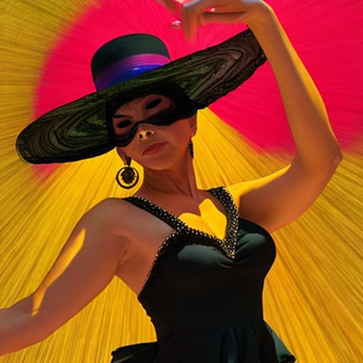  shade woman dancing flamenco