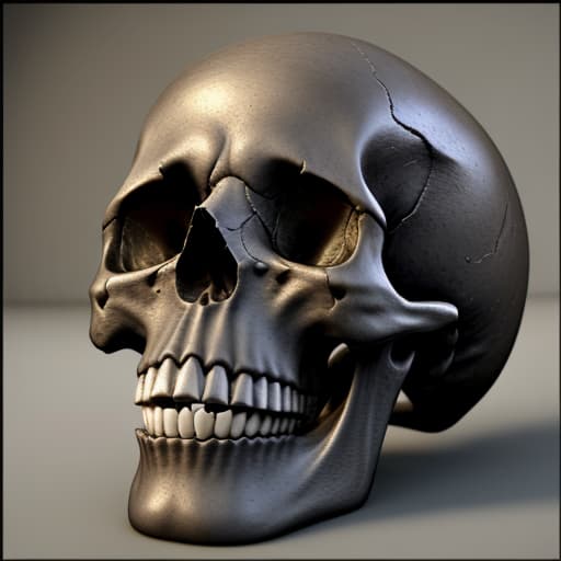  Realistic Skull missing teeth