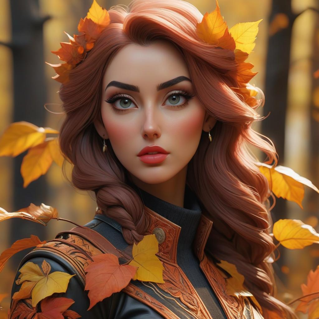  (Masterpiece, acrylic painting: 1.7). close up, portrait, girl, background nature autumn, crayons, pencils, 8k digital art, Artgerm, Steven DaLuz, imon Prades, Guweiz, John Berkey,, ultra hd, realistic, vivid colors, highly detailed, UHD drawing, pen and ink, perfect composition, beautiful detailed intricate insanely detailed octane render trending on artstation, 8k artistic photography, photorealistic concept art, soft natural volumetric cinematic perfect light hyperrealistic, full body, detailed clothing, highly detailed, cinematic lighting, stunningly beautiful, intricate, sharp focus, f/1. 8, 85mm, (centered image composition), (professionally color graded), ((bright soft diffused light)), volumetric fog, trending on instagram, trending on tumblr, HDR 4K, 8K