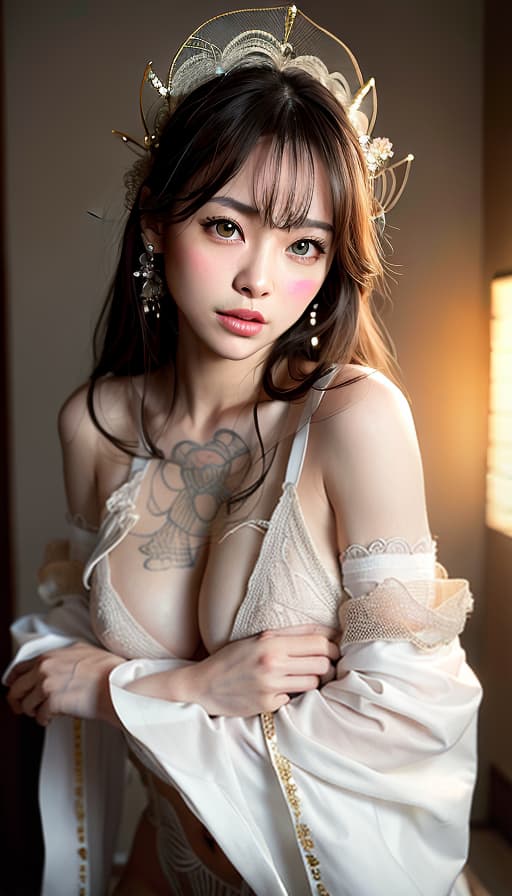  Beautiful women, naked, bouquets,, (Masterpiece, BestQuality:1.3), (ultra detailed:1.2), (hyperrealistic:1.3), (RAW photo:1.2),High detail RAW color photo, professional photograph, (Photorealistic:1.4), (realistic:1.4), ,professional lighting, (japanese), beautiful face, (realistic face)