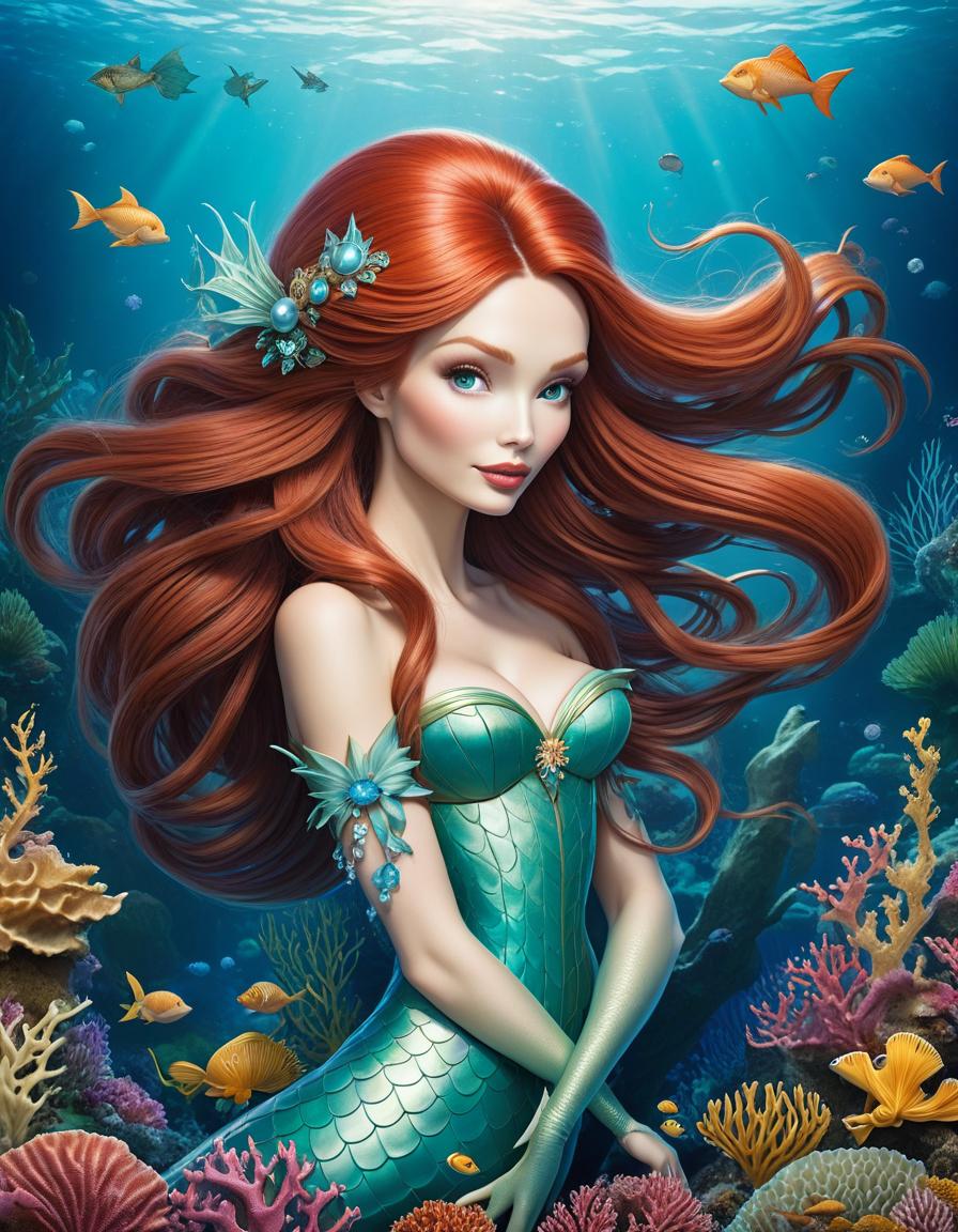  (Wendy Froud), ((coloring style)), sticker, black lines on a white background, { ((little mermaid girl in Tilda Doll style)) holding a cute octopus with its tentacles wrapped around her arms. Her long flowing hair is adorned with pearls and her ponytail is well detailed. In the background is an underwater world with corals and fish, made with contour lines }, drawing with a black marker on a white background, mysticism, fairy tale, fantasy, good detail, good drawing, cartoon style, clear outline, attractiveness, Graciela Rodo Boulanger, Naoto Hattori, Bill Pocket, (Wendy Froud) hyperrealistic, full body, detailed clothing, highly detailed, cinematic lighting, stunningly beautiful, intricate, sharp focus, f/1. 8, 85mm, (centered image composition), (professionally color graded), ((bright soft diffused light)), volumetric fog, trending on instagram, trending on tumblr, HDR 4K, 8K