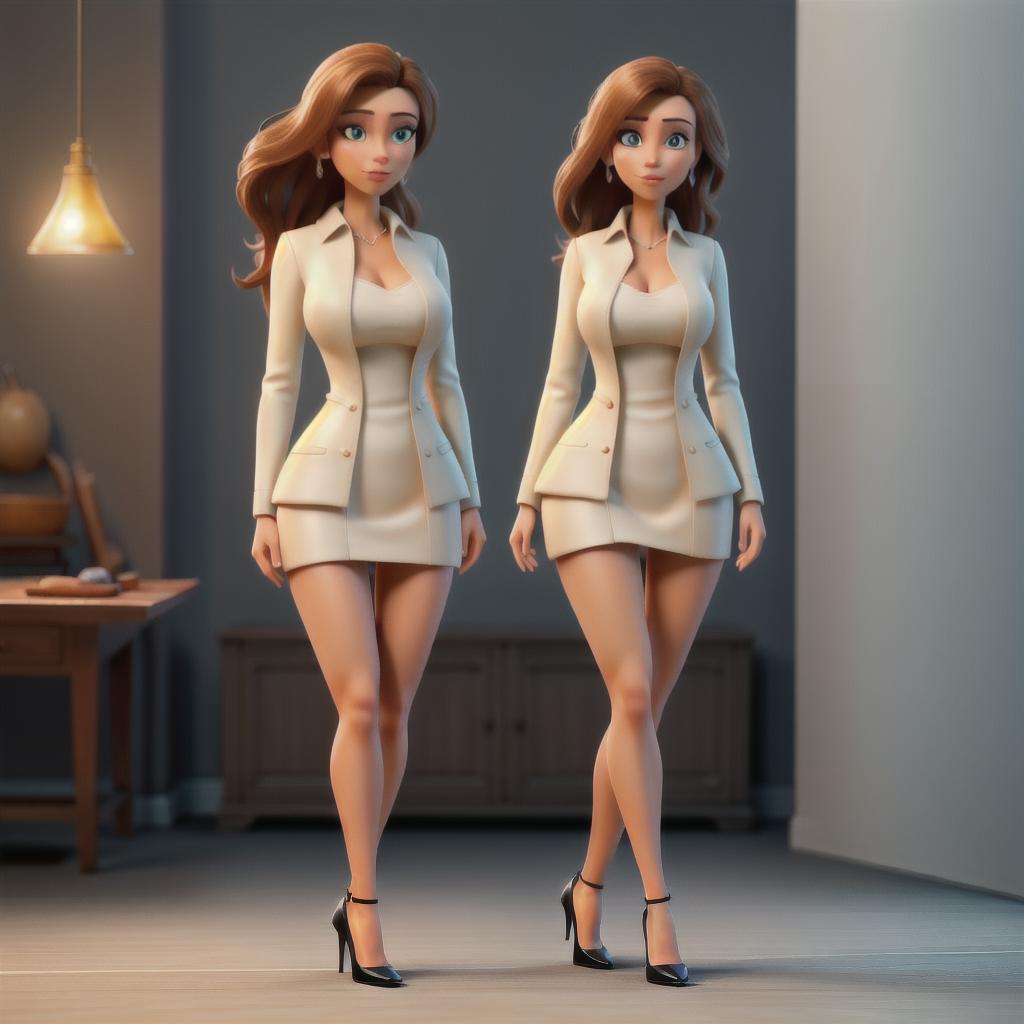   wearing heels. realistic. 4k. cinematic hyperrealistic, full body, detailed clothing, highly detailed, cinematic lighting, stunningly beautiful, intricate, sharp focus, f/1. 8, 85mm, (centered image composition), (professionally color graded), ((bright soft diffused light)), volumetric fog, trending on instagram, trending on tumblr, HDR 4K, 8K