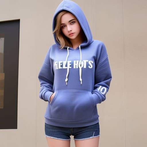  Very Beautiful girl’s Hoodie body Very beautiful face Realistic body Full body