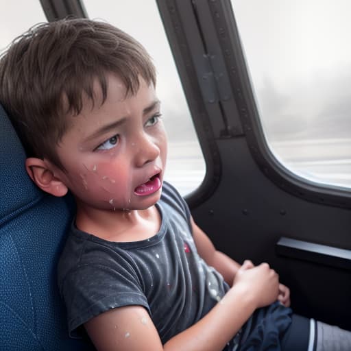  a very sweaty very young boy, caught on a public bus, is discovered by the viewer. The young 's face is rendered in exquisite detail, a look of and arousal as he realizes he's been caught the boy on the bus seat lets out a stream of warm, viscous liquid shooting out from his huge engorged erect tip coating his and splattering onto the floor of the bus, the pinnacle of his is his sweaty features, high-angle shot, dramatic angle, extreme angle shot, photo-realistic, volumetric fog, 85mm lens, HDR, cinematic