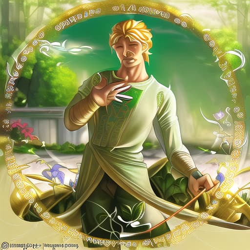  In the myths about Dmitry, it is told how he taught people the art of gardening and helped them find harmony with the world around them. His wisdom and kindness made him a favorite of gods and people, a symbol of unity between man and nature.