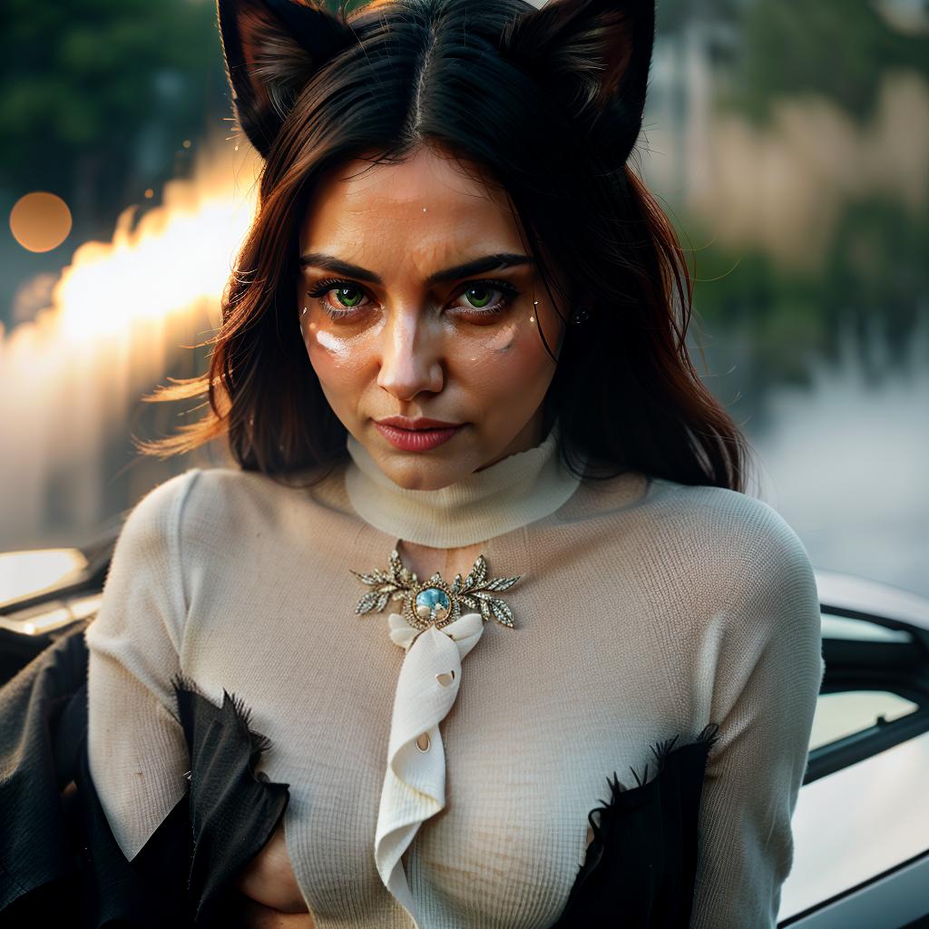  a photo of cat with tears eyes , thrown by owner with car hyperrealistic, full body, detailed clothing, highly detailed, cinematic lighting, stunningly beautiful, intricate, sharp focus, f/1. 8, 85mm, (centered image composition), (professionally color graded), ((bright soft diffused light)), volumetric fog, trending on instagram, trending on tumblr, HDR 4K, 8K