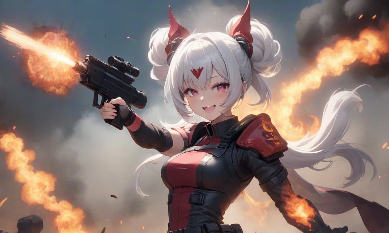  Anime girl JUSTICE from the game HELLTAKER with white hair is insanely smiling, her eyes are filled with anger, in tactical gear, JPC vest, and OPS CORE helmet shoots from a finger. There are a lot of smoke, ash, and explosions around. 6Sigma7b 🇷🇺S7Support ⚔️ 6Sigma7 🧢 AGAINST THE GRAIN 💎1/3ASHER'S BEAUTIES 👾Lurker.GAMER 👾Corocott 👾Rarell Sk1tzo 👾LaDuchesse.Dxx 👾EmersonDigital 👵ΔIv4n 👩π KaraOrigin 👥S7svogatech 👨π S7chad 👥Mullerhz 👥S4pitbull 👥Immanuelism 👨π mayona4iswanted 👱π ElRomance 🐈Fiachra2107 🤴סссоדור 👩π S7milanyakum 👨π Echemari 👨jdcejwrdk 👨π ownage516 🏵️S7lord 👩π system42 👩π Lipstickqueen4 👨π chapter87 👥RespectMyDick 👨π  hyperrealistic, full body, detailed clothing, highly detailed, cinematic lighting, stunningly beautiful, intricate, sharp focus, f/1. 8, 85mm, (centered image composition), (professionally color graded), ((bright soft diffused light)), volumetric fog, trending on instagram, trending on tumblr, HDR 4K, 8K