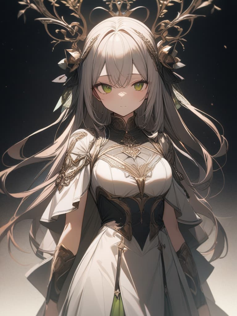  Goddess, goddess of forest, whole body, front, sauce, green, masterpiece, best quality,8k,ultra detailed,high resolution,an extremely delicate and beautiful,hyper detail