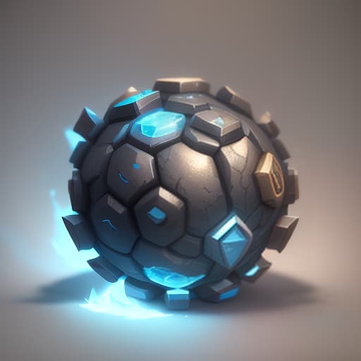  stone boulder ball on grey background, sprite of video games, icons, 2d icons, rpg skills icons, world of warcraft, league of legends, ability icon, fantasy, potions, spells, objects, flowers, gems, swords, axe, hammer, fire, ice, arcane, shiny object, graphic design, high contrast, artstation hyperrealistic, full body, detailed clothing, highly detailed, cinematic lighting, stunningly beautiful, intricate, sharp focus, f/1. 8, 85mm, (centered image composition), (professionally color graded), ((bright soft diffused light)), volumetric fog, trending on instagram, trending on tumblr, HDR 4K, 8K