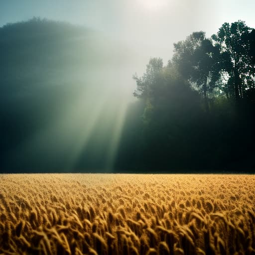 dvarchmodern A roll and a few stalks of wheat on the sides, a dramatic narrative scene, a surrealistic fantasy, tracing the rays of roshed, 8K. hyperrealistic, full body, detailed clothing, highly detailed, cinematic lighting, stunningly beautiful, intricate, sharp focus, f/1. 8, 85mm, (centered image composition), (professionally color graded), ((bright soft diffused light)), volumetric fog, trending on instagram, trending on tumblr, HDR 4K, 8K