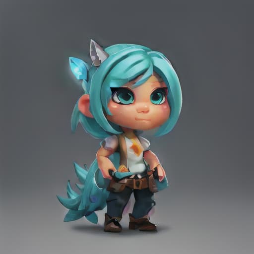  cute small gaming character hyperrealistic, full body, detailed clothing, highly detailed, cinematic lighting, stunningly beautiful, intricate, sharp focus, f/1. 8, 85mm, (centered image composition), (professionally color graded), ((bright soft diffused light)), volumetric fog, trending on instagram, trending on tumblr, HDR 4K, 8K